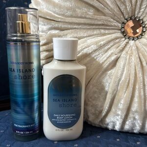 BATH & BODY WORKS SET. . . SEA ISLAND SHORE SCENT